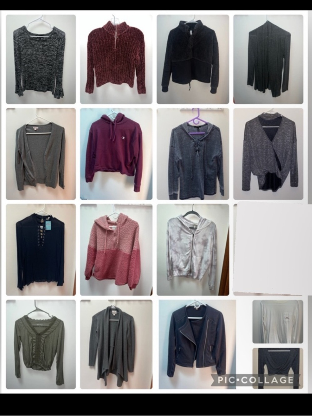 16 Top Bundle Size Small-Sweaters & Long Sleeve Tops
